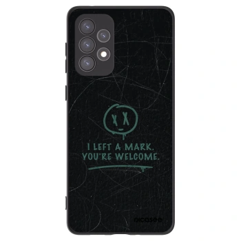 Picasee silikonowe czarne etui na Samsung Galaxy A73 5G - LEFT A MARK