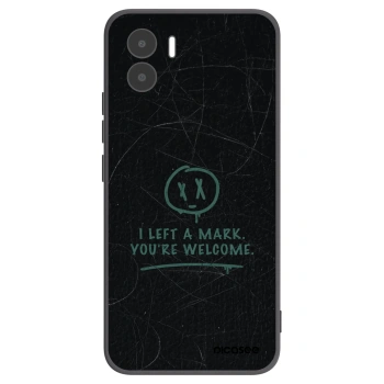 Picasee silikonowe czarne etui na Xiaomi Redmi A1 - LEFT A MARK