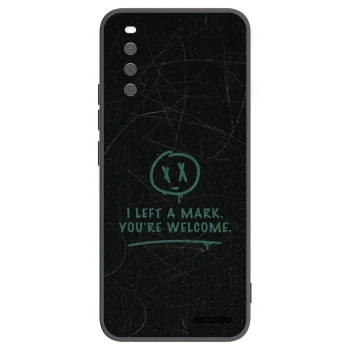 Picasee silikonowe czarne etui na Sony Xperia 10 III - LEFT A MARK