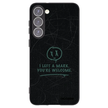 Picasee silikonowe czarne etui na Samsung Galaxy S23+ 5G - LEFT A MARK