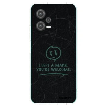 Picasee silikonowe przeźroczyste etui na Xiaomi Poco X5 - LEFT A MARK