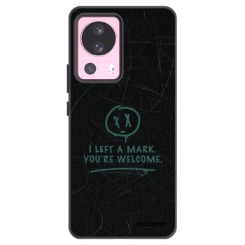 Picasee silikonowe czarne etui na Xiaomi 13 Lite - LEFT A MARK