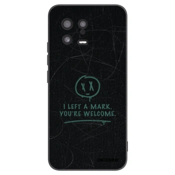 Picasee silikonowe czarne etui na Xiaomi 13 - LEFT A MARK