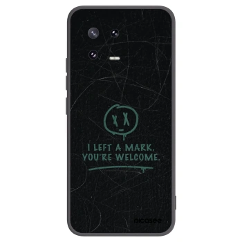 Picasee silikonowe czarne etui na Xiaomi 13 Pro - LEFT A MARK