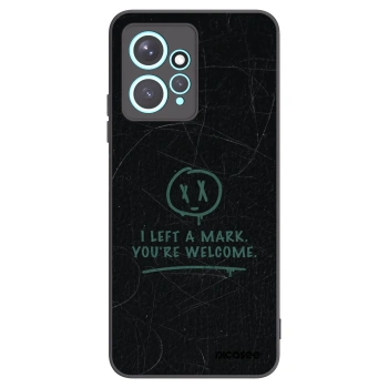 Picasee silikonowe czarne etui na Xiaomi Redmi Note 12 4G - LEFT A MARK