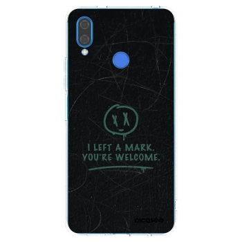 Picasee silikonowe przeźroczyste etui na Huawei Nova 3 - LEFT A MARK