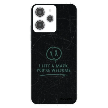 Picasee silikonowe przeźroczyste etui na Xiaomi Redmi 12 4G - LEFT A MARK