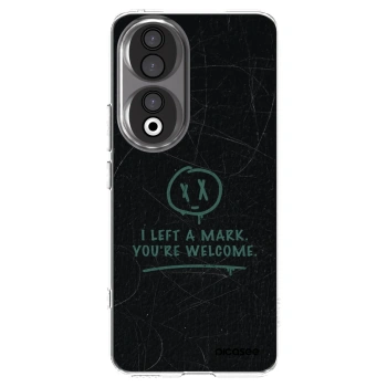 Picasee silikonowe przeźroczyste etui na Honor 90 5G - LEFT A MARK