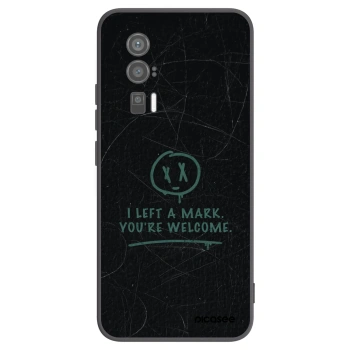 Picasee silikonowe czarne etui na Xiaomi Poco F5 Pro 5G - LEFT A MARK