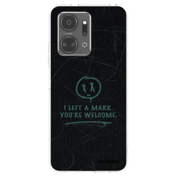 Picasee silikonowe przeźroczyste etui na Honor X7a - LEFT A MARK
