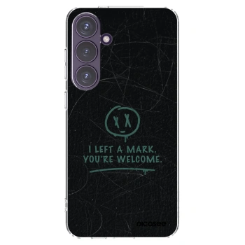 Picasee silikonowe przeźroczyste etui na Samsung Galaxy S24+ S926B 5G - LEFT A MARK