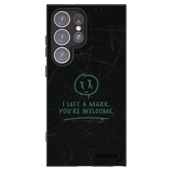 Picasee silikonowe czarne etui na Samsung Galaxy S24 Ultra S928B 5G - LEFT A MARK