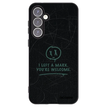 Picasee silikonowe czarne etui na Samsung Galaxy S23 FE S711B - LEFT A MARK