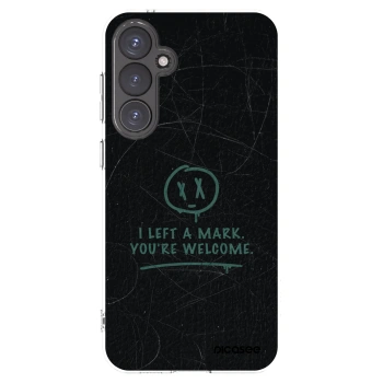 Picasee silikonowe przeźroczyste etui na Samsung Galaxy S23 FE S711B - LEFT A MARK