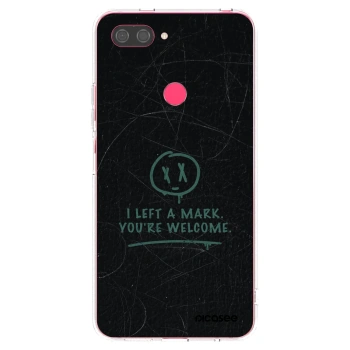 Picasee silikonowe przeźroczyste etui na Xiaomi Mi 8 Lite - LEFT A MARK