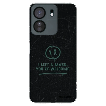 Picasee silikonowe przeźroczyste etui na Xiaomi Redmi 13C 4G - LEFT A MARK