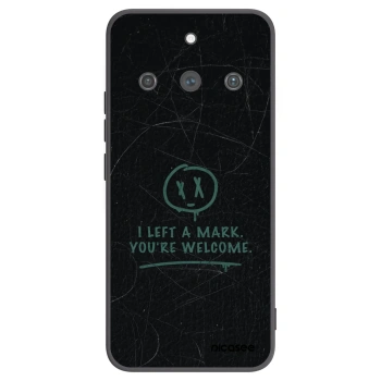 Picasee silikonowe czarne etui na Realme 11 Pro+ - LEFT A MARK