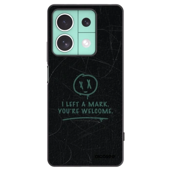 Picasee silikonowe czarne etui na Xiaomi Redmi Note 13 5G - LEFT A MARK