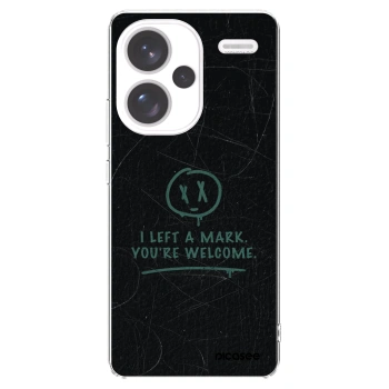 Picasee silikonowe przeźroczyste etui na Xiaomi Redmi Note 13 Pro+ 5G - LEFT A MARK