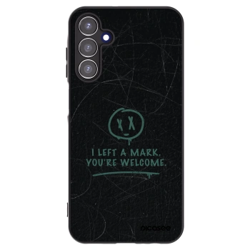 Picasee silikonowe czarne etui na Samsung Galaxy A15 A156B 5G - LEFT A MARK