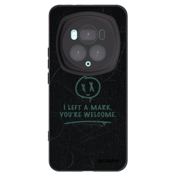 Picasee silikonowe czarne etui na Honor Magic6 Pro - LEFT A MARK