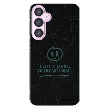 Picasee silikonowe przeźroczyste etui na Samsung Galaxy A55 5G A556B - LEFT A MARK