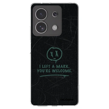 Picasee silikonowe przeźroczyste etui na Xiaomi Redmi Note 13 4G - LEFT A MARK