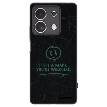 Picasee silikonowe czarne etui na Xiaomi Redmi Note 13 4G - LEFT A MARK