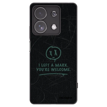 Picasee silikonowe czarne etui na Xiaomi Redmi Note 13 Pro 4G - LEFT A MARK