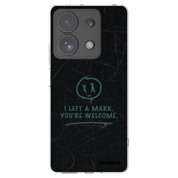 Picasee silikonowe przeźroczyste etui na Xiaomi Redmi Note 13 Pro 4G - LEFT A MARK