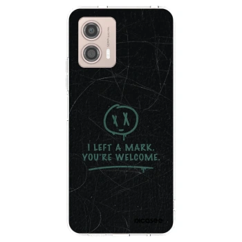 Picasee silikonowe przeźroczyste etui na Motorola Moto G53 5G - LEFT A MARK