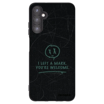 Picasee silikonowe czarne etui na Samsung Galaxy A05s A057G - LEFT A MARK