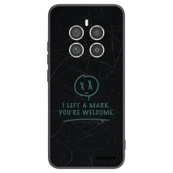 Picasee silikonowe czarne etui na Realme 12 Pro 5G - LEFT A MARK