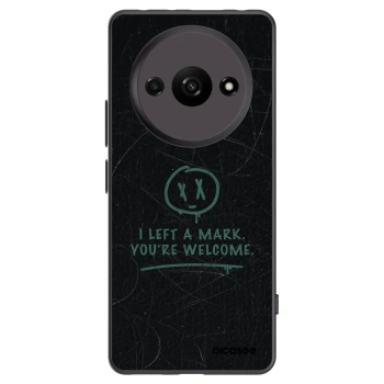 Picasee silikonowe czarne etui na Xiaomi Redmi A3 - LEFT A MARK