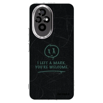 Picasee silikonowe przeźroczyste etui na Honor 200 5G - LEFT A MARK