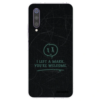 Picasee silikonowe przeźroczyste etui na Xiaomi Mi 9 - LEFT A MARK