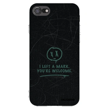 Picasee silikonowe przeźroczyste etui na Apple iPhone 7 - LEFT A MARK