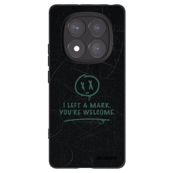 Picasee silikonowe czarne etui na Xiaomi Redmi Note 14 Pro 5G - LEFT A MARK