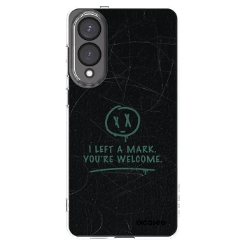 Picasee silikonowe przeźroczyste etui na Samsung Galaxy S25 Edge 5G - LEFT A MARK