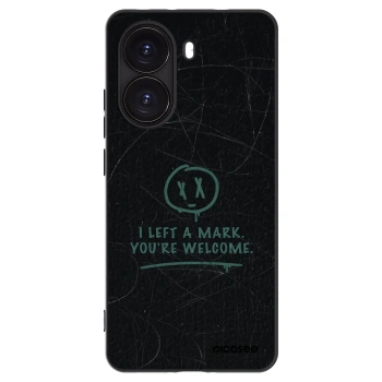 Picasee silikonowe czarne etui na Xiaomi Poco X7 Pro 5G - LEFT A MARK