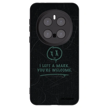 Picasee silikonowe czarne etui na Honor Magic7 Pro 5G - LEFT A MARK