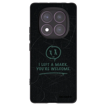 Picasee silikonowe czarne etui na Xiaomi Redmi Note 14 Pro 4G - LEFT A MARK