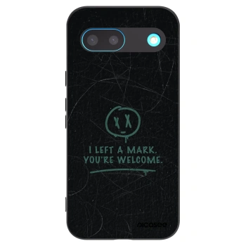 Picasee silikonowe czarne etui na Google Pixel 8 - LEFT A MARK