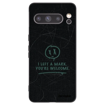 Picasee silikonowe czarne etui na Google Pixel 8 Pro - LEFT A MARK