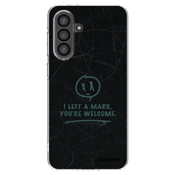 Picasee silikonowe przeźroczyste etui na Samsung Galaxy A56 5G A566B - LEFT A MARK