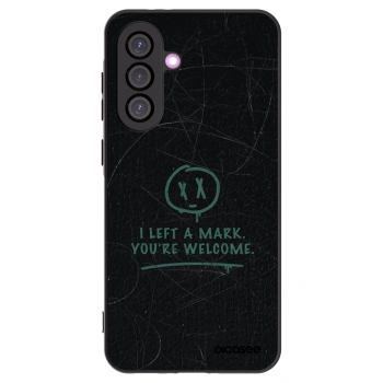 Picasee silikonowe czarne etui na Samsung Galaxy A36 5G - LEFT A MARK