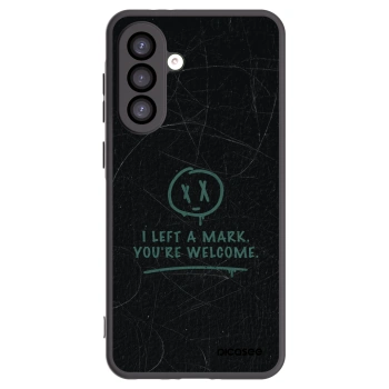 Picasee silikonowe czarne etui na Samsung Galaxy A26 5G A266B - LEFT A MARK