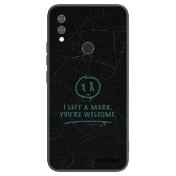 Picasee silikonowe czarne etui na Xiaomi Redmi Note 7 - LEFT A MARK
