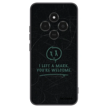 Picasee silikonowe czarne etui na Xiaomi Poco C75 - LEFT A MARK