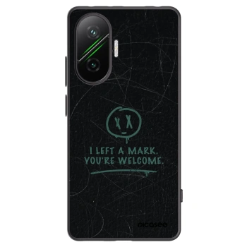 Picasee silikonowe czarne etui na Xiaomi Poco F7 Pro 5G - LEFT A MARK